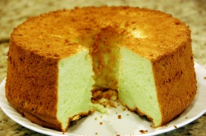 pandan chiffon cake