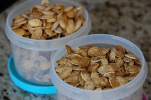 roasted pumpkin seeds