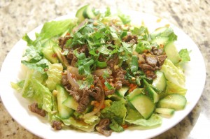 Yam Neua (Thai Spicy Beef Salad)