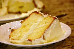 Lemon Cream Chiffon Cake