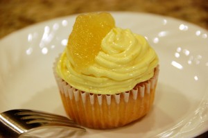 Grapefruit Cupcakes with Cream Cheese Frosting
