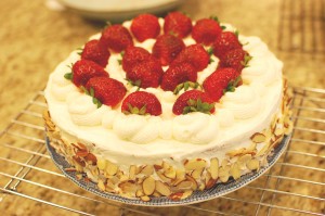 Strawberry Whipped Cream Cake, A.K.A. the Chinese or Japanese Birthday Cake