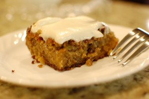 Field Pumpkin & Pineapple Pudding Cake