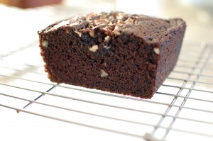 Chocolate Pecan Mystery Loaf Cake