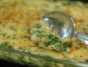 Parmesan Creamed Spinach - the perfect side to a beef roast or steak dinner