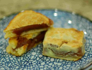 Fried Nian Gao slices - my husband's favorite!