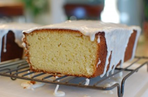 Iced Lemon Pound Cake