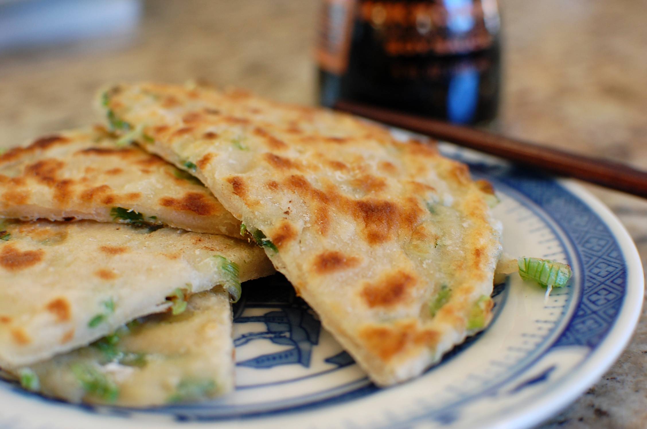 Green Onion Pancake (Chinese Fried Scallion Pancakes a.k.a. Cong You