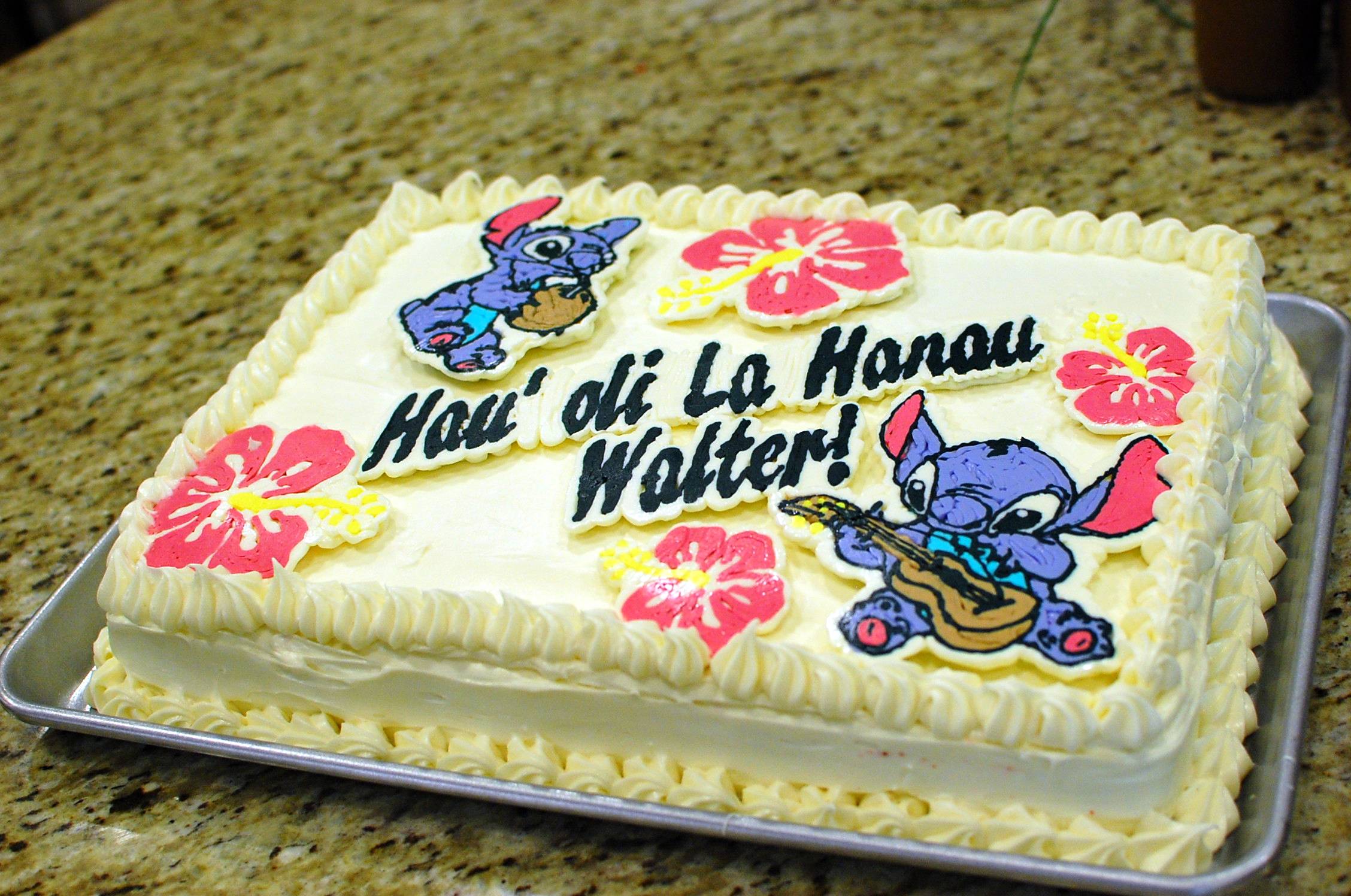 How to Make a Large Red Velvet Sheet Cake (Disney Lilo & Stitch
