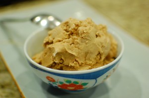 Homemade Kona Coffee Ice Cream