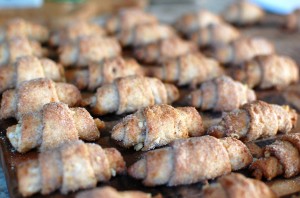 Rugelach:  Walnut & Cinnamon Sugar Pastries