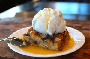 Bread Pudding with Whiskey Butter Sauce