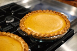 Homemade Pumpkin Pie from scratch.