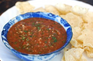 Fresh Tomato and Roasted Garlic Salsa