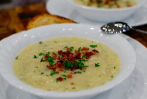 Homemade Potato Leek Soup