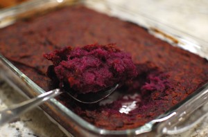 Purple Sweet Potato Casserole