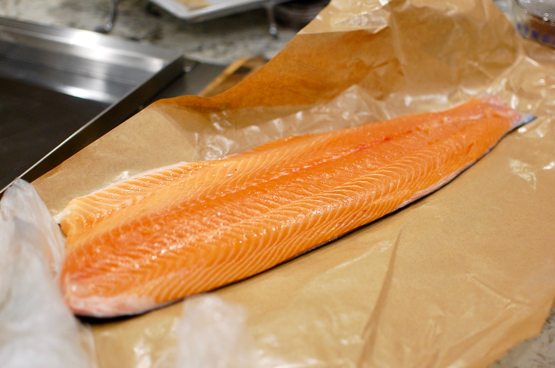 Misoyaki Salmon Fillet with Sizzling Soy Vinaigrette — The 350 Degree Oven How Many Salmon Fillets In A Pound