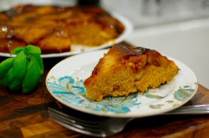 Caramelized Apple & Pumpkin Upside Down Cake